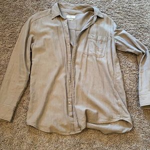 Khaki button shirt tna